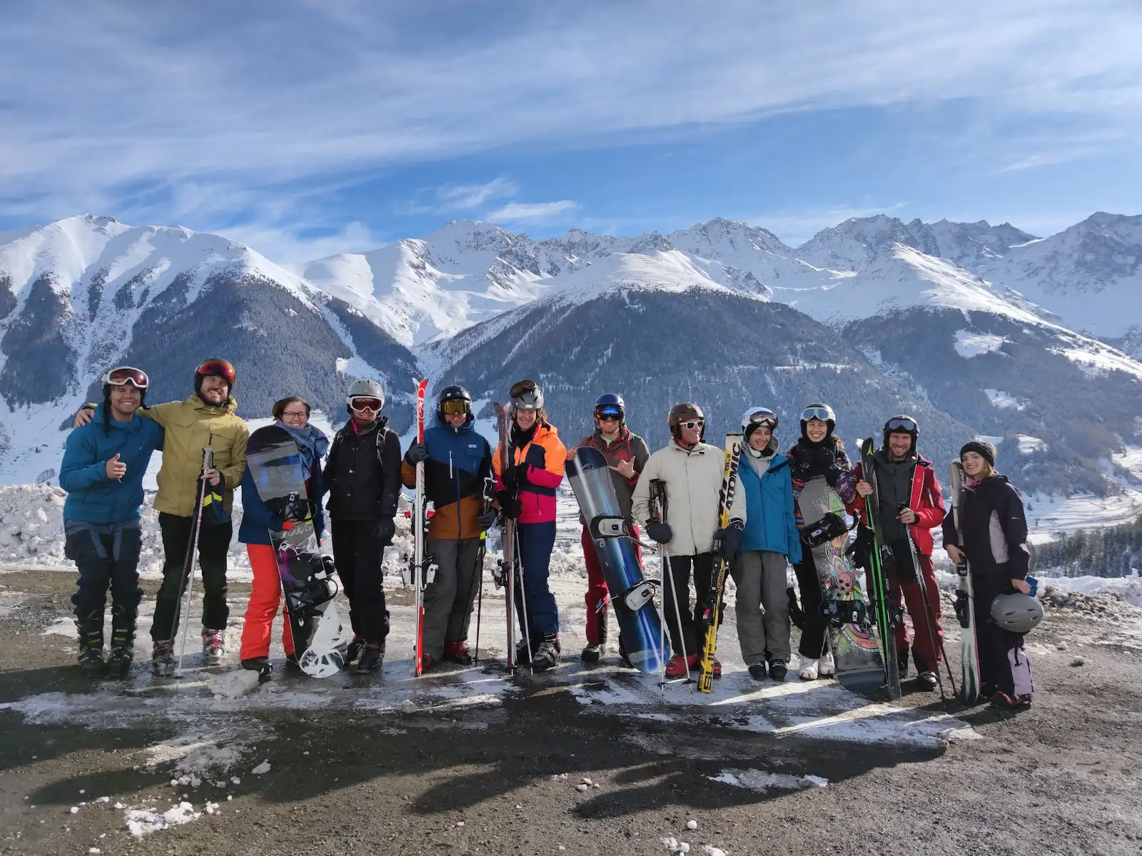 Ski Hostel Background